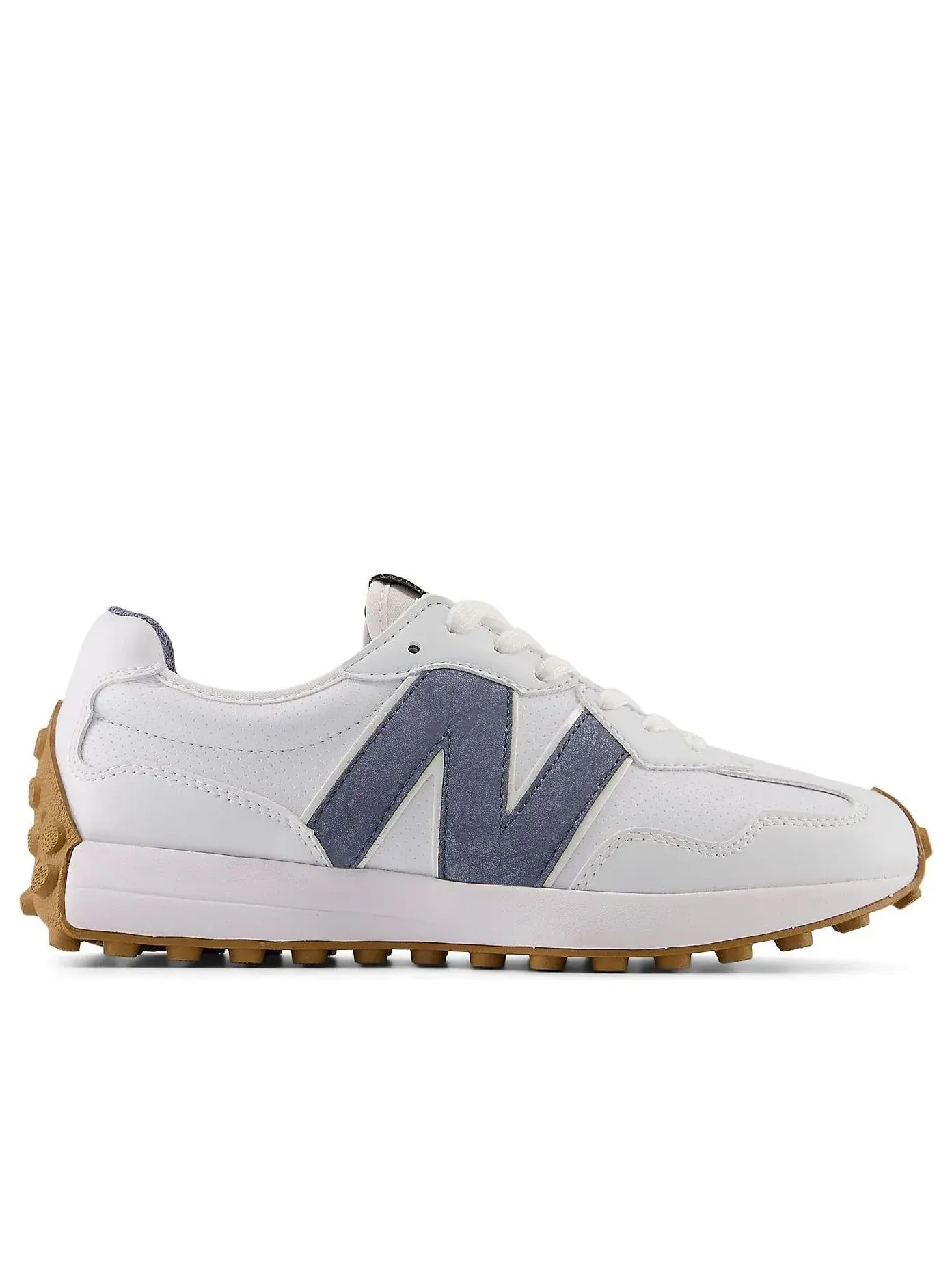 (WMNS) Кроссовки New Balance 327 Golf 'White Magic Blue' — изображение 6 из 6, белый