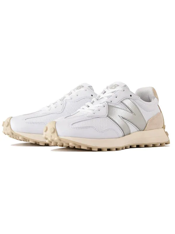 Кроссовки 327 New Balance — изображение 3 из 4, белый/серебристый