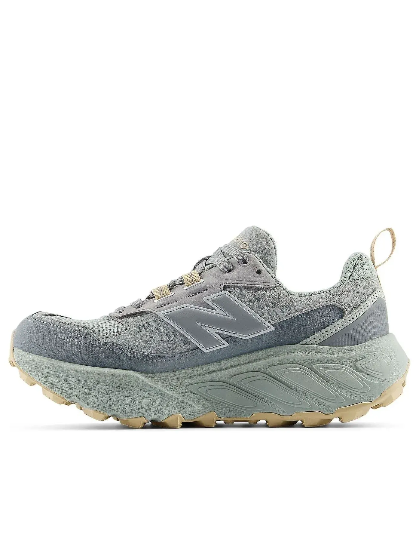 Кроссовки (WMNS) New Balance Fresh Foam X Hierro v8 'Concrete Flat White Deep Olive' — изображение 1 из 5, зеленый