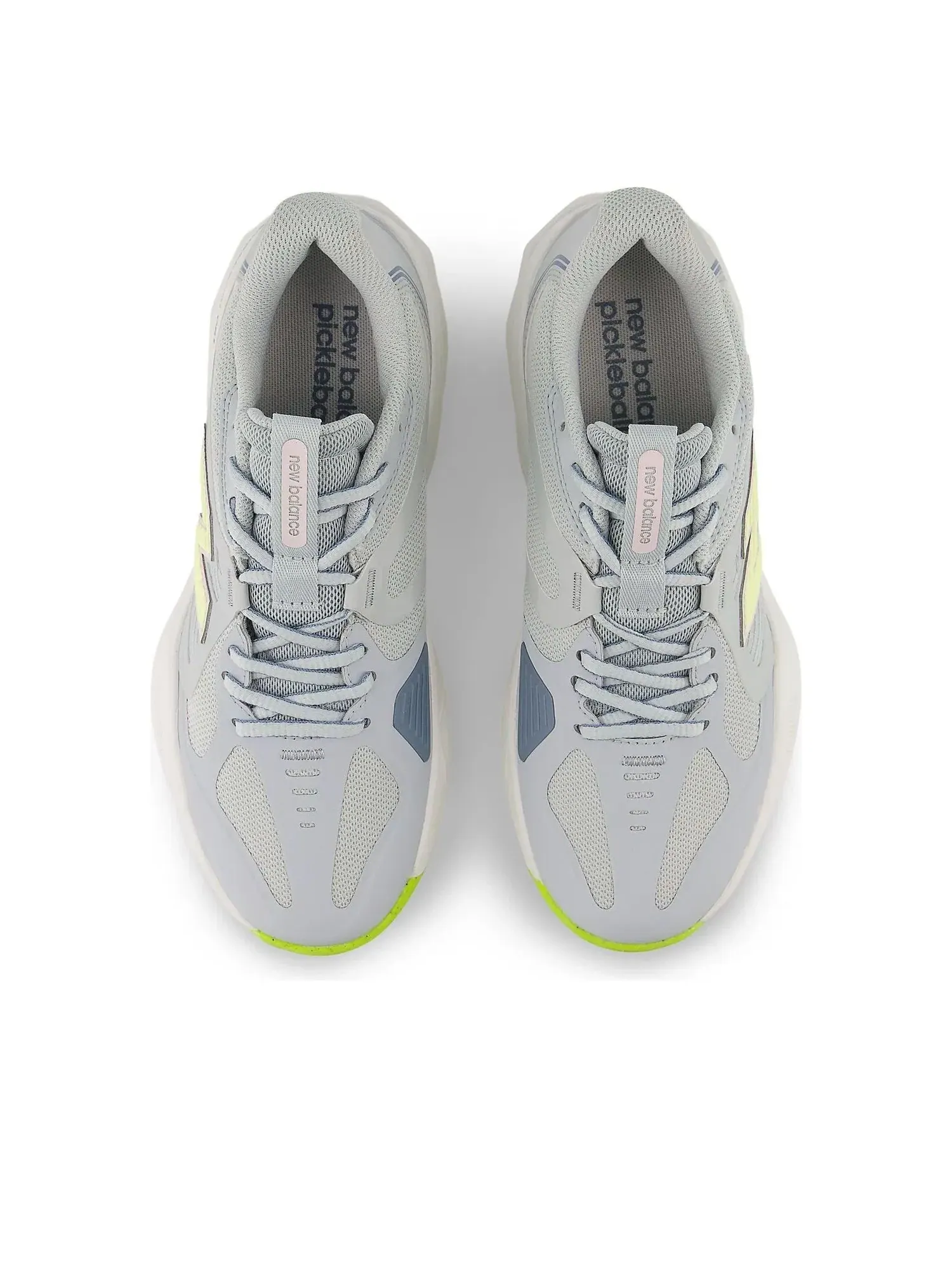 Женские кроссовки с шнуровкой Light Zinc Blue Glint Blue New Balance — изображение 4 из 6, серый