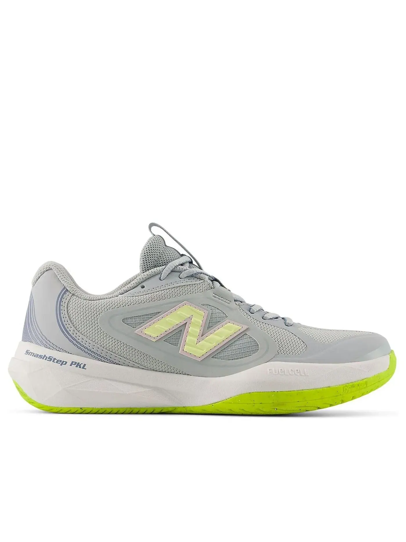 Женские кроссовки с шнуровкой Light Zinc Blue Glint Blue New Balance — изображение 6 из 6, серый