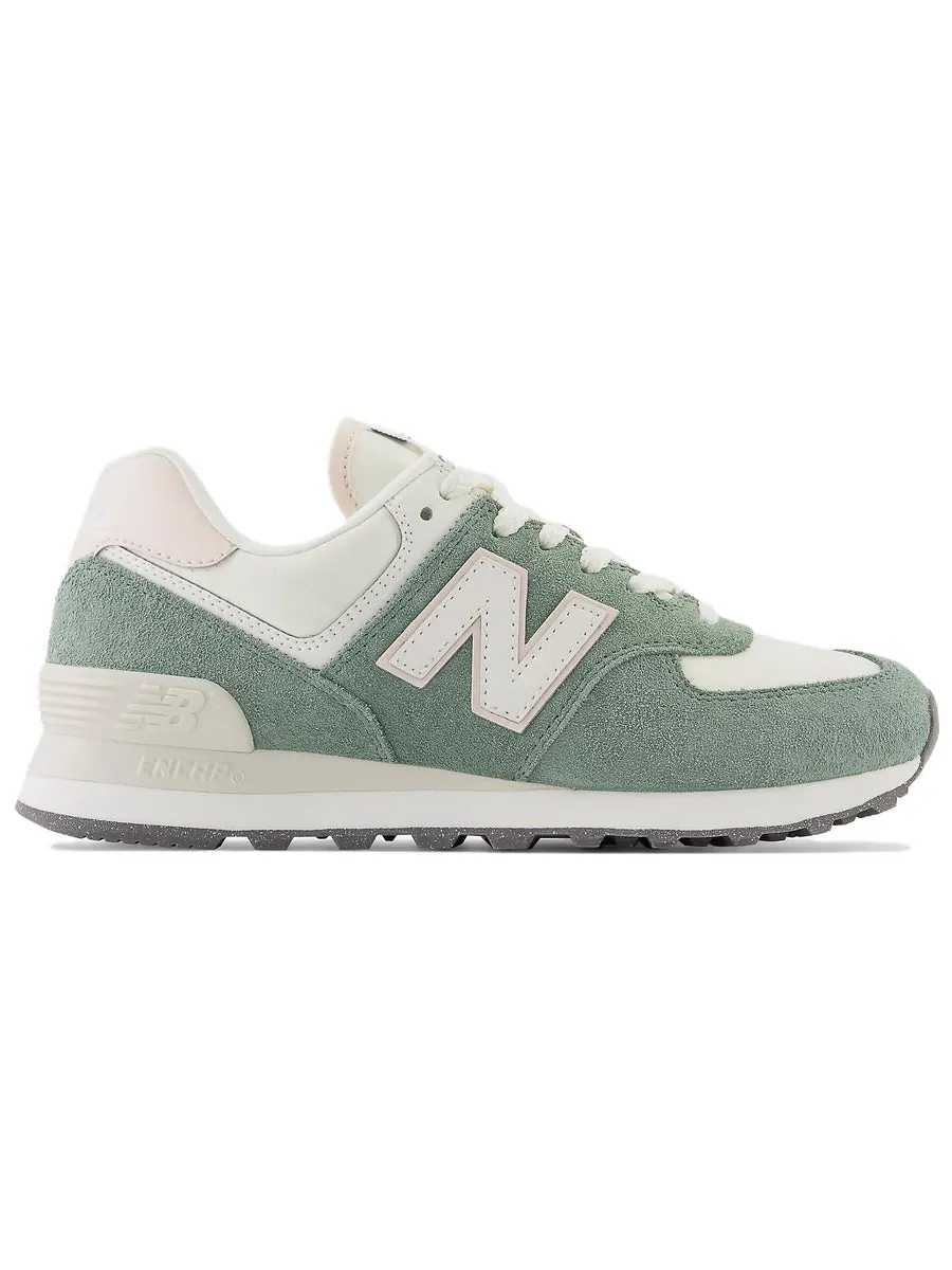 Кроссовки (WMNS) New Balance 574 'Dark Juniper' — изображение 2 из 6, зеленый