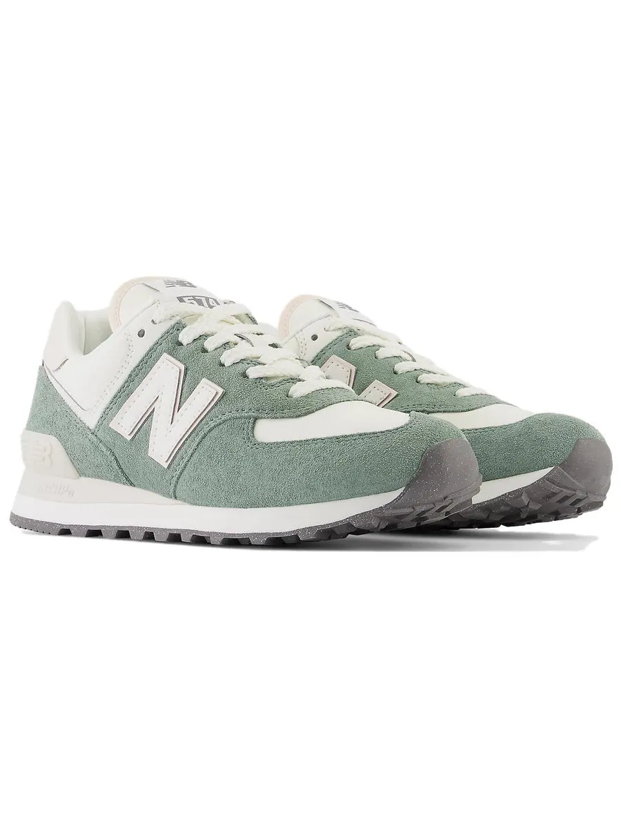 Кроссовки (WMNS) New Balance 574 'Dark Juniper' — изображение 3 из 6, зеленый