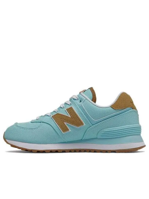 Кроссовки 574 New Balance — изображение 1 из 4, синий/желтый