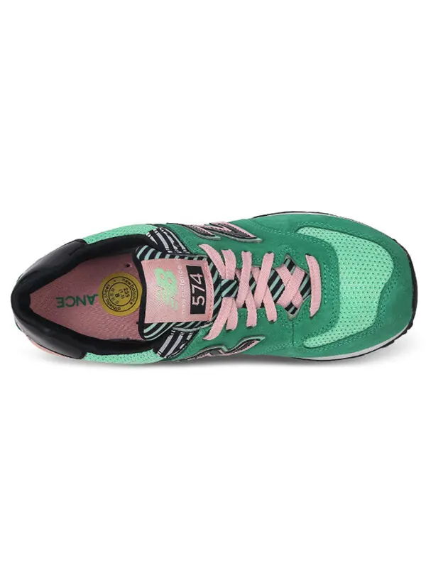 Кроссовки 574 серии низкие New Balance — изображение 2 из 4, зеленый
