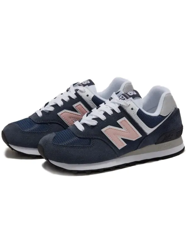 Кроссовки 574 серии New Balance — изображение 2 из 4, синий/розовый