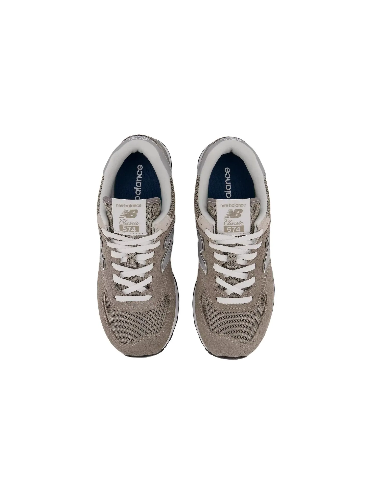 Кроссовки женские New Balance 574 Core — изображение 5 из 7, серый/белый