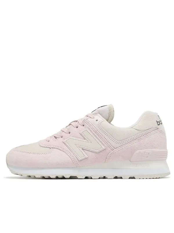 Кроссовки 574 series blue pink red New Balance — изображение 1 из 4, розовый