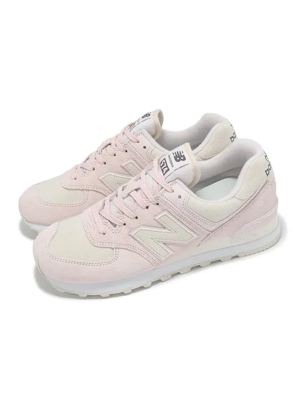 Кроссовки 574 series blue pink red New Balance — изображение 3 из 4, розовый