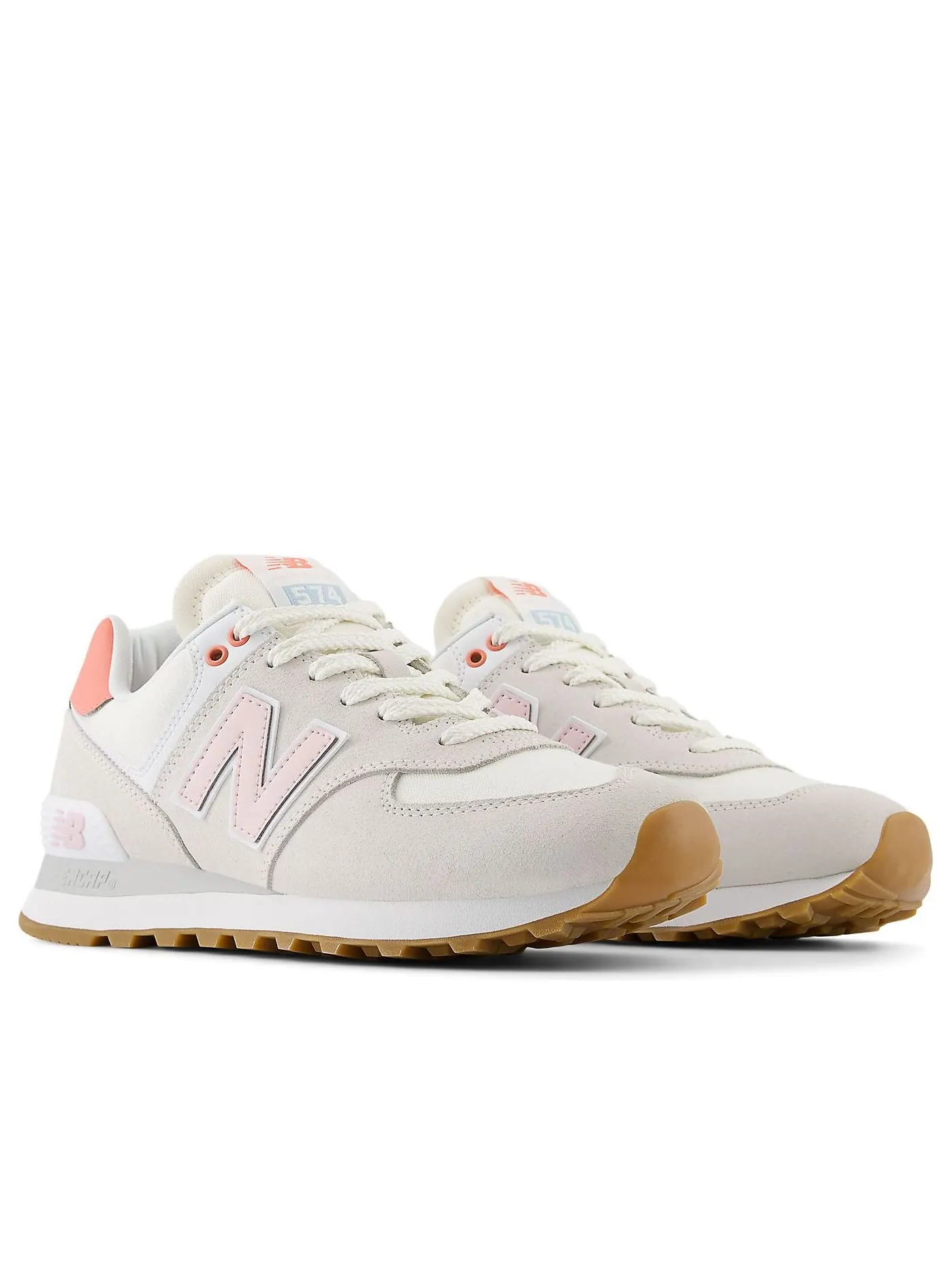 (WMNS) New Balance 574 'Reflection Rose Sugar' — изображение 4 из 6, розовый