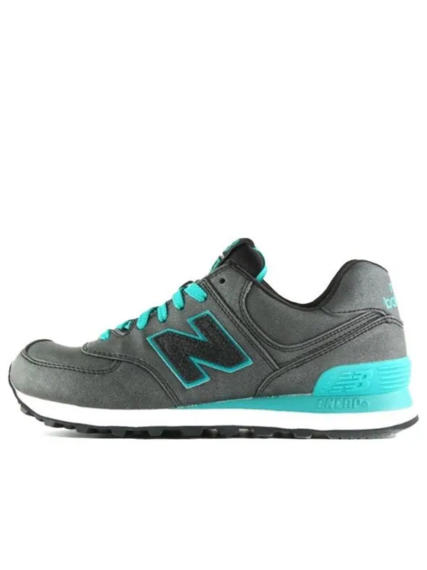 Кроссовки 574 New Balance — изображение 1 из 4, темный серый/синий/белый