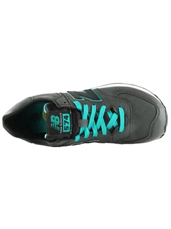 Кроссовки 574 New Balance — изображение 2 из 4, темный серый/синий/белый