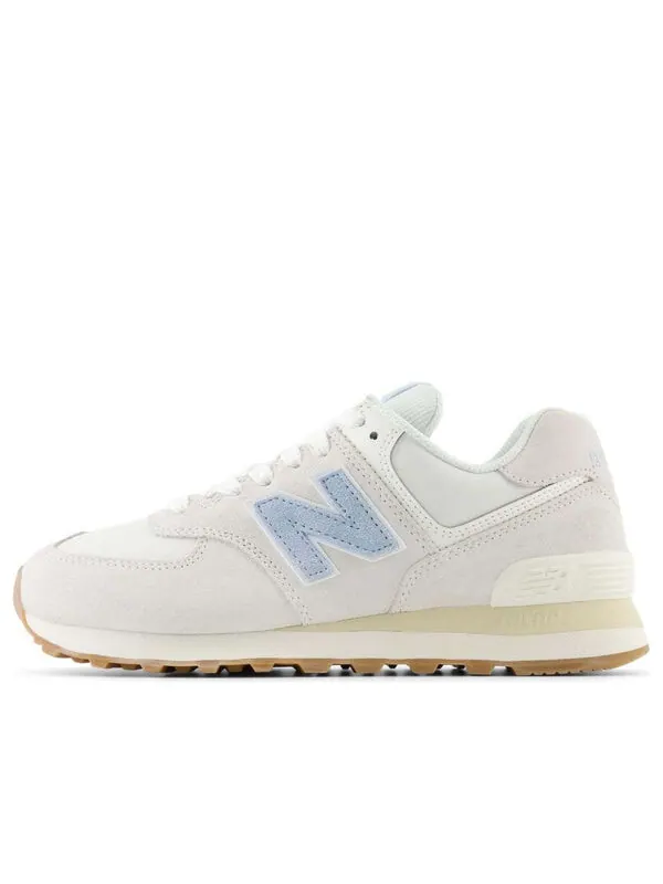 Кроссовки 574 'black green' New Balance — изображение 1 из 4, светлый синий