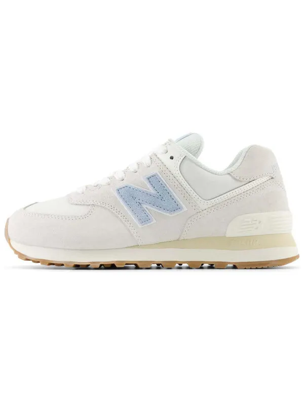 Кроссовки 574 'black green' New Balance — изображение 2 из 4, светлый синий