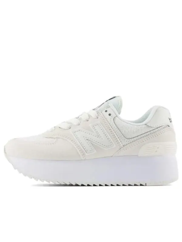Кроссовки 574+ 'driftwood' New Balance — изображение 1 из 4, белый