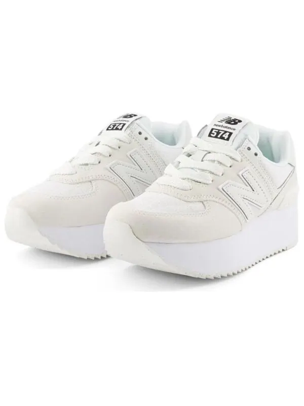 Кроссовки 574+ 'driftwood' New Balance — изображение 3 из 4, белый