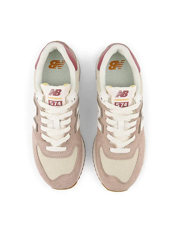 Кроссовки nb 574 'turtledove' New Balance — изображение 3 из 4, бордовый