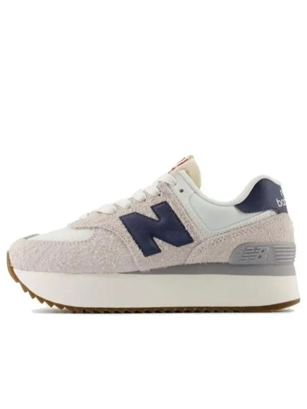 Кроссовки 574 New Balance — изображение 1 из 4, бежевый/белый/синий