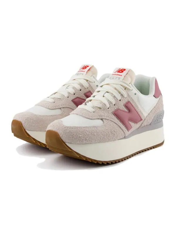Кроссовки 574 кроссовки New Balance — изображение 2 из 4, розовый/фиолетовый/белый