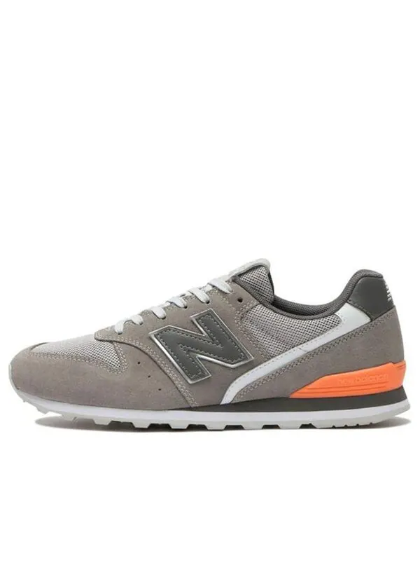 Кроссовки (WMNS) New Balance 996 Low-top Gray/Orange — изображение 1 из 4, серый/оранжевый