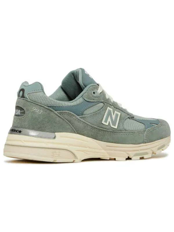 Кроссовки x kith 993 сделано в сша New Balance — изображение 3 из 4, серый/зеленый