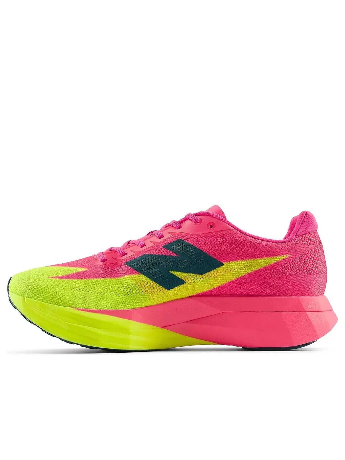Кроссовки (WMNS) New Balance FuelCell SuperComp Elitev5 'Pink Fiery Alkaline Green' — изображение 1 из 6, розовый