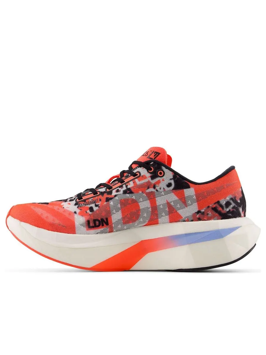 Кроссовки (WMNS) New Balance FuelCell SuperComp Elite v4 'TCS London Marathon Urgent Red' — изображение 1 из 6, оранжевый