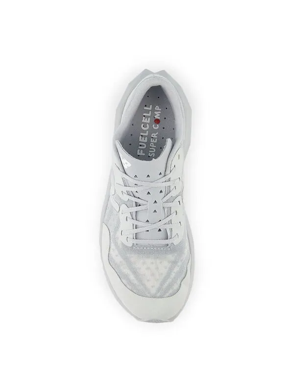 Кроссовки x district vision fuelcell supercomp elite v4 New Balance — изображение 4 из 4, серый/белый