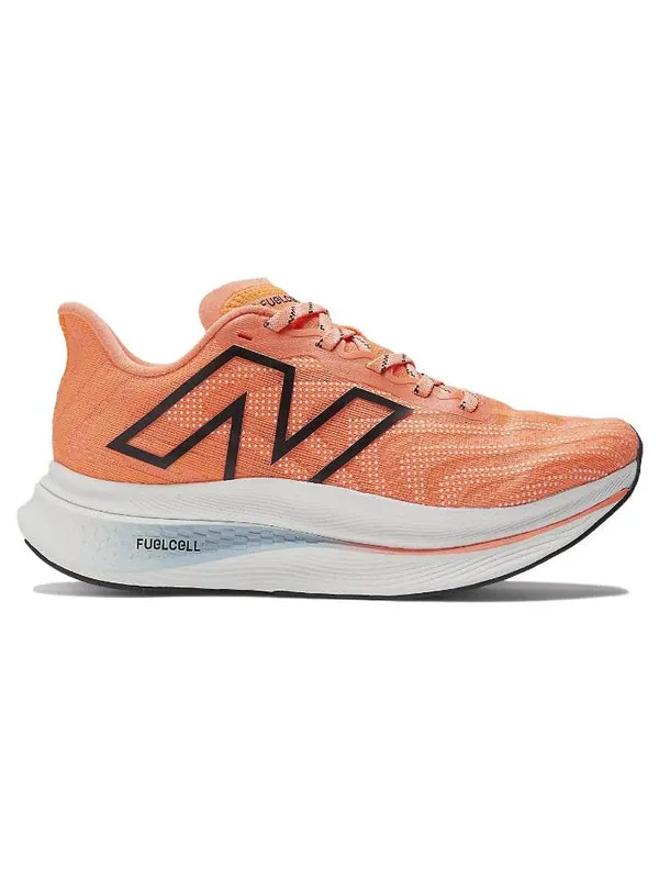 Кроссовки fuelcell supercomp trainer 'electric red' New Balance — изображение 2 из 4, неоновый/черный