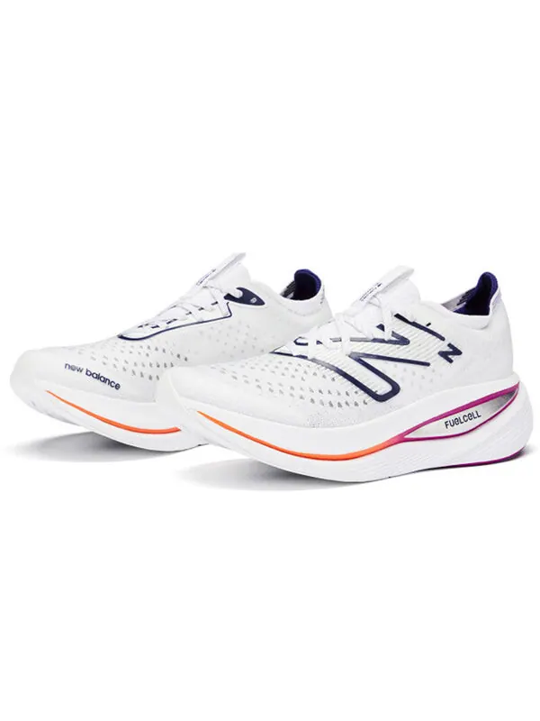 Кроссовки fuelcell supercomp trainer v3 'cyber jade' New Balance — изображение 2 из 4, белый/синий