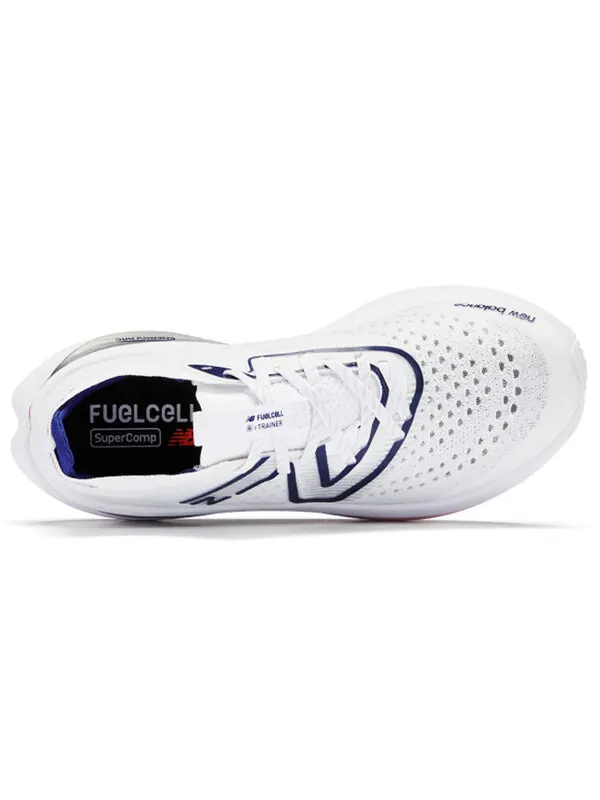 Кроссовки fuelcell supercomp trainer v3 'cyber jade' New Balance — изображение 3 из 4, белый/синий