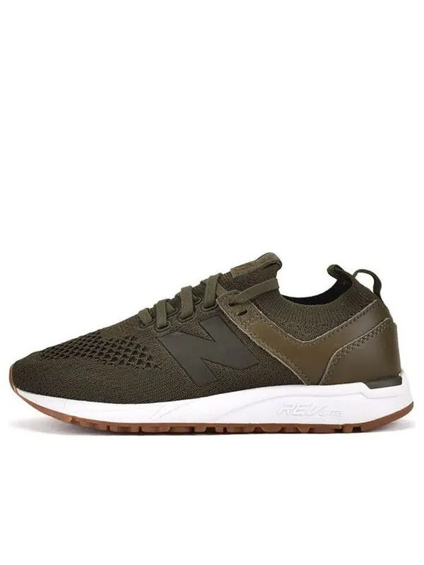 Кроссовки 247 New Balance — изображение 1 из 4, оливковый зеленый