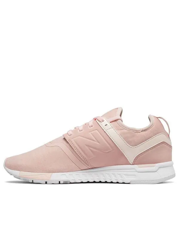 Кроссовки нубук 247 розовые New Balance — изображение 1 из 4, розовый