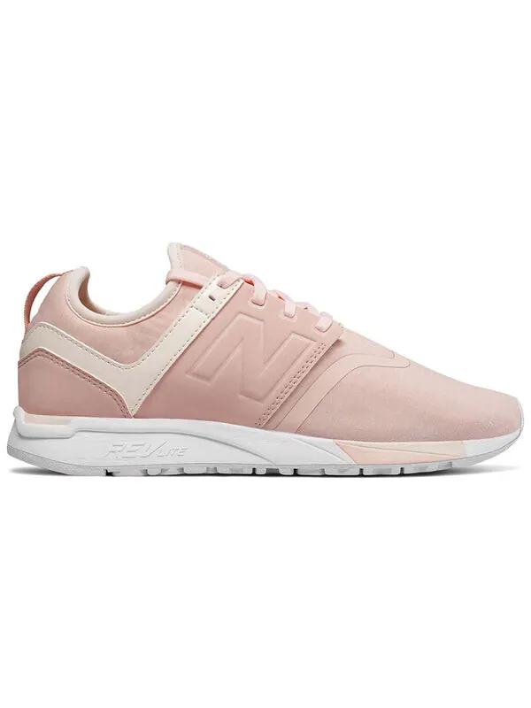 Кроссовки нубук 247 розовые New Balance — изображение 2 из 4, розовый