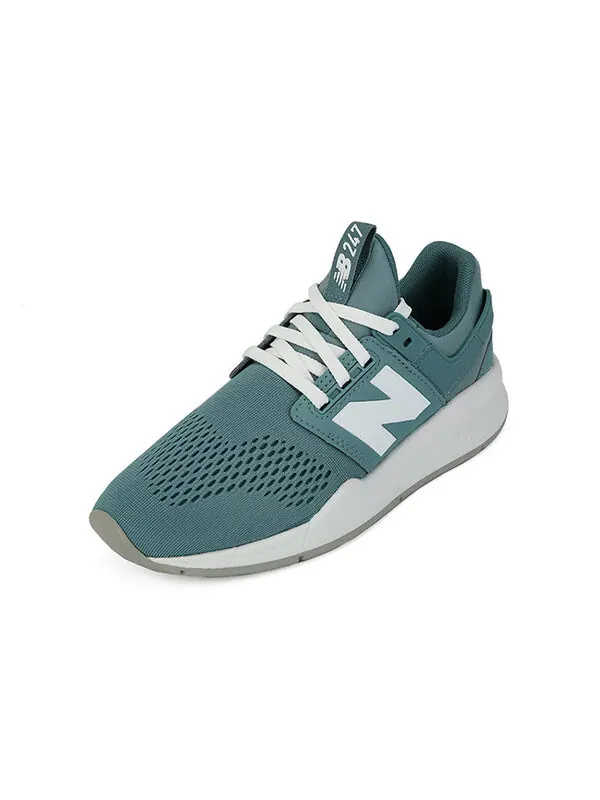 Кроссовки 247 серии New Balance — изображение 2 из 4, зеленый/белый