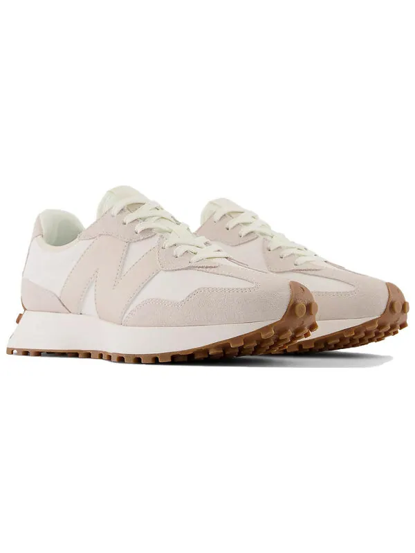 Кроссовки 327 New Balance — изображение 3 из 4, белый/розовый