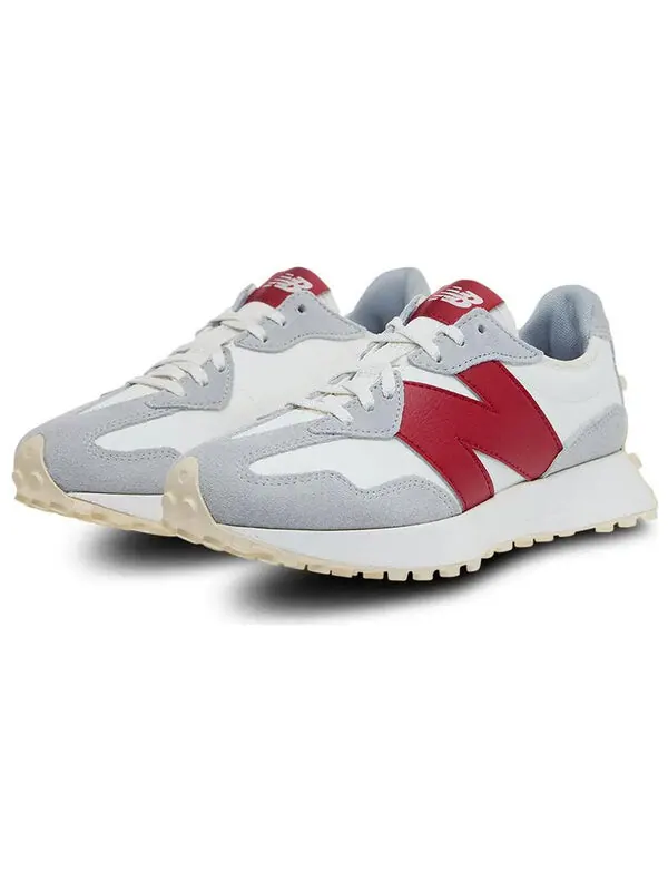 Кроссовки 327 New Balance — изображение 2 из 4, серый/красный