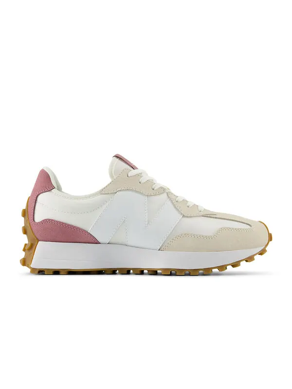 Кроссовки 327 обувь New Balance — изображение 2 из 4, белый/розовый/бежевый
