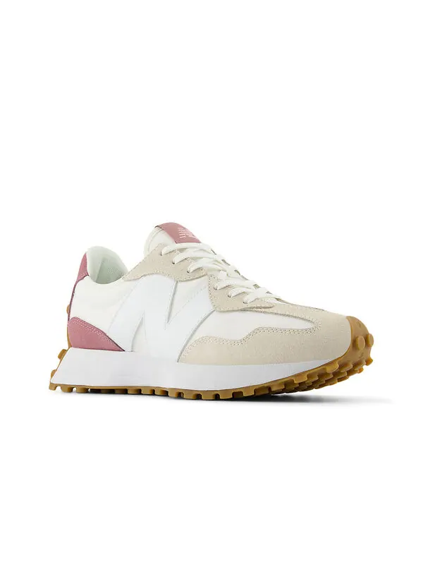 Кроссовки 327 обувь New Balance — изображение 3 из 4, белый/розовый/бежевый