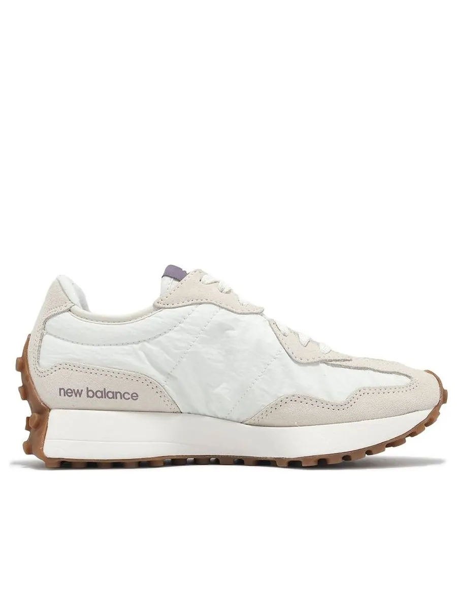 Кроссовки (WMNS) New Balance 327 'Linen Sea Salt Dark Ice Wine' — изображение 2 из 5, бежевый