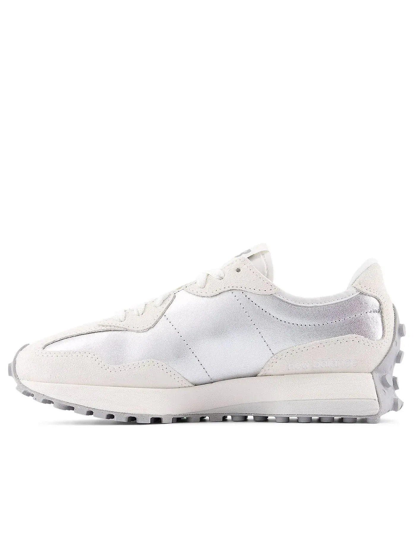 Кроссовки New Balance 327 'Metallic Silver Sea Salt' WS327GLA — изображение 1 из 5, серебряный