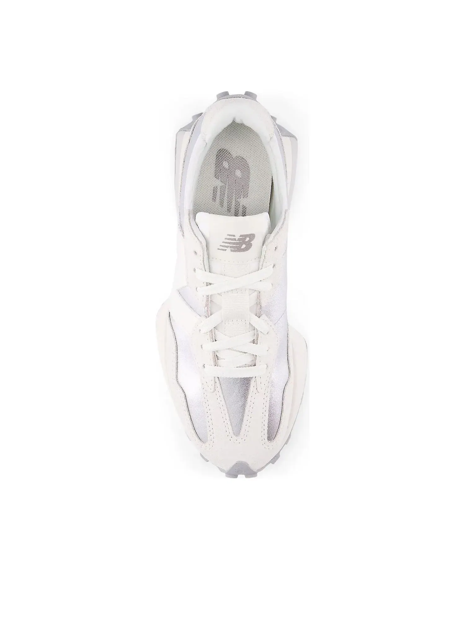 Кроссовки New Balance 327 'Metallic Silver Sea Salt' WS327GLA — изображение 3 из 5, серебряный