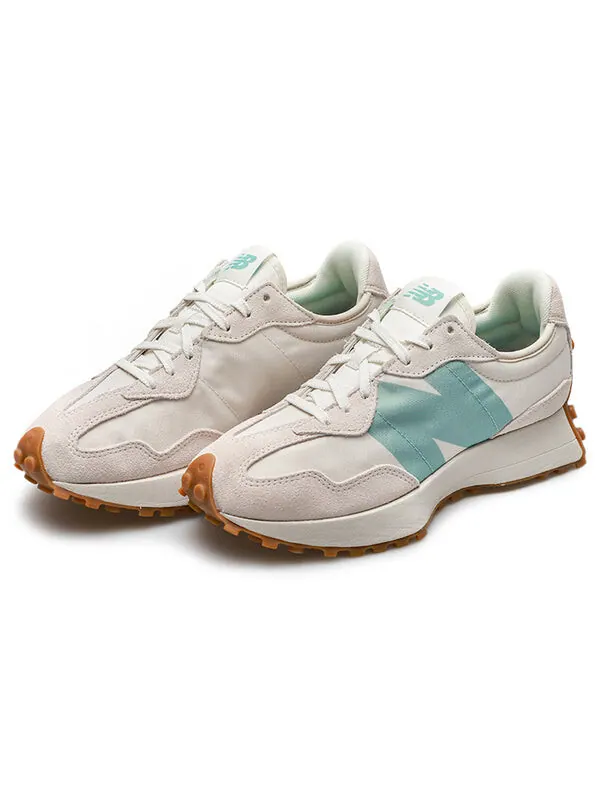 Кроссовки 327 New Balance — изображение 3 из 4, кремовый//синий