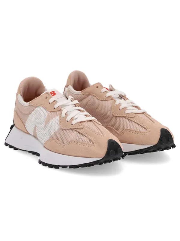 Кроссовки 327 New Balance — изображение 3 из 4, розовый/белый