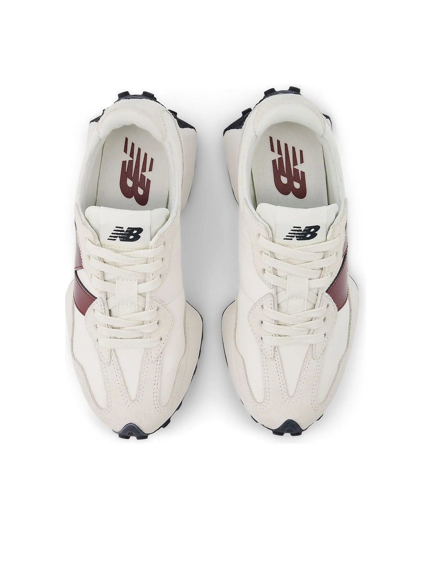 (WMNS) New Balance 327 'Sea salt Dark Red' — изображение 3 из 6, темный красный