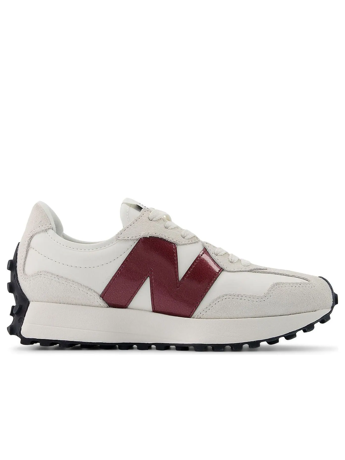 (WMNS) New Balance 327 'Sea salt Dark Red' — изображение 6 из 6, темный красный