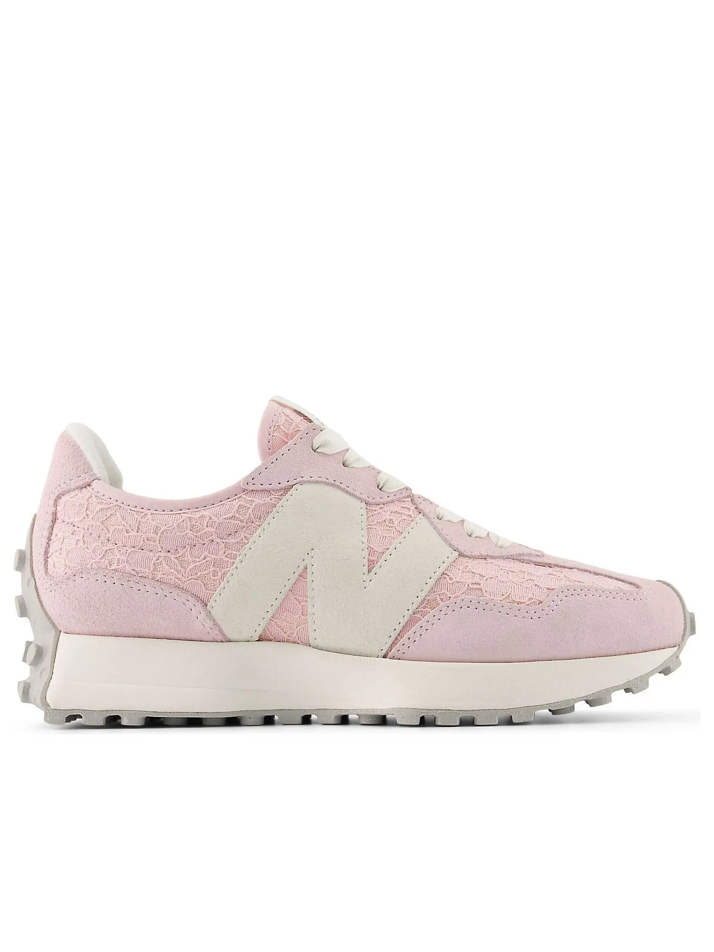 (WMNS) New Balance 327 'Lace Pack Rose Sugar' — изображение 2 из 6, розовый