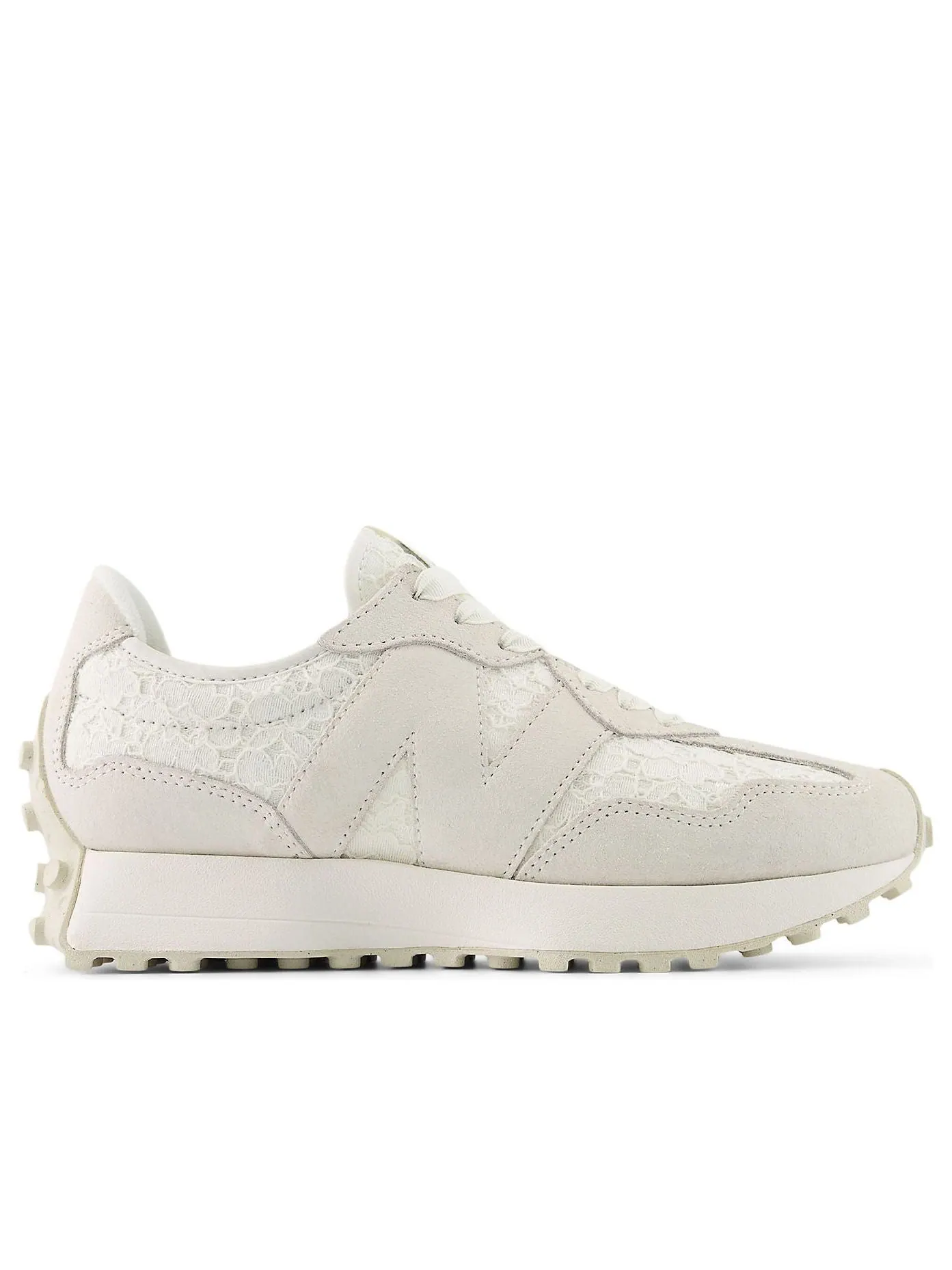 Кроссовки (WMNS) New Balance 327 'Lace Pack Sea Salt' — изображение 2 из 6, белый