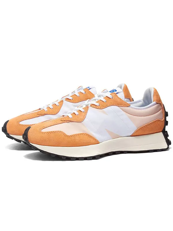 Кроссовки 327 New Balance — изображение 2 из 4, оранжевый/белый