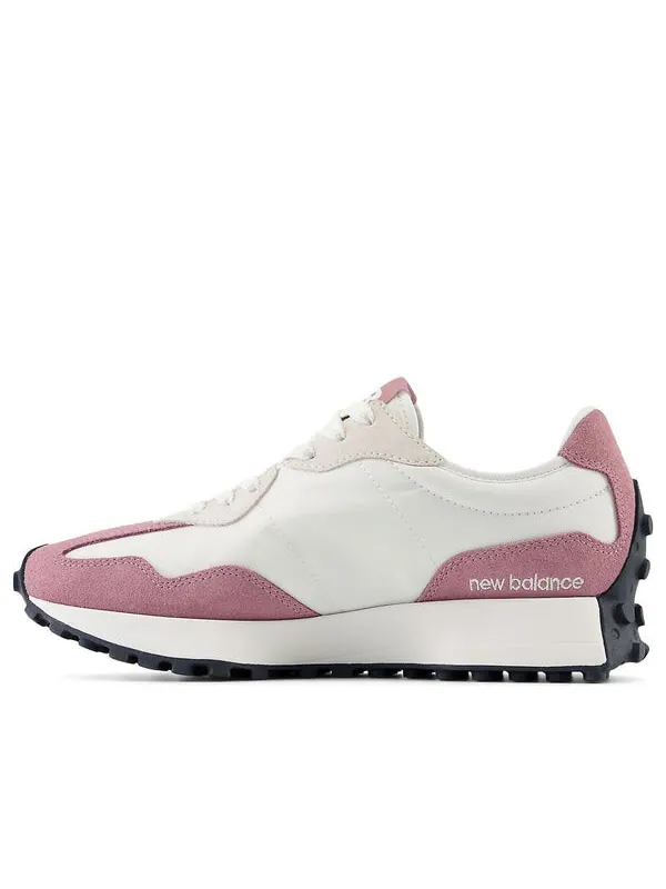 Кроссовки 327 New Balance — изображение 2 из 4, белый/розовый